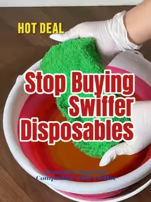 I switched to reusable Swiffer pads and never looked back.😍🧼#swiffer #swifferhack #dealsforyoudays #tiktokshopdealsforyoudays #summerwins 