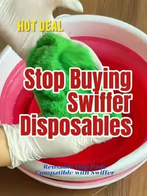 Stop throwing away Swiffer pads! These reusable ones last all year 😍 #swiffer #swifferhack #dealsforyoudays #tiktokshopdealsforyoudays #summerwins