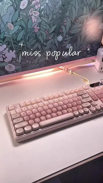she really is popular & for good reason. Reasonable price point with nice design, full size and has rgbs . The keyboard I featured in the video is the ip98 wired only version . If you don’t need it to be wireless , it’s a great choice but if you do need it to be wireless, you’d need the Ip98 pro.  These are membrane keyboards and that means you cannot change the keycaps or switches, but as I mentioned , if you aren’t looking to customize a keyboard.. that’s not a problem .  . . . . . . . . @FURYCUBE Local #keyboardasmr #summerwins #tiktokshopcreatorpicks #dealsforyoudays #keyboard . . . . . . . . . . . Quiet keyboard, neutral aesthetic, keyboard asmr, typing asmr , office keyboard, foundation keyboard, 