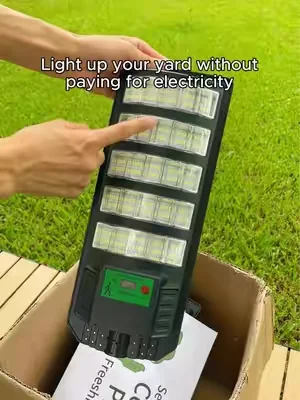 Install it and it lights up — solar street lights on sale!! #solarlight #solarpower #ledlights  #DealsForYouDays ljf-0625–1-lqw