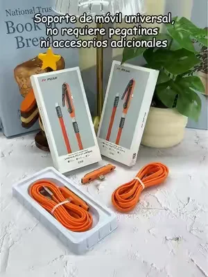 Carga y sostiene tu teléfono sin múltiples accesorios con este increíble cable de carga.
 #iPhonecharger #fifaworldcup2026 #phonestand #tiktokshop #TikTokShopDealsforYouDays