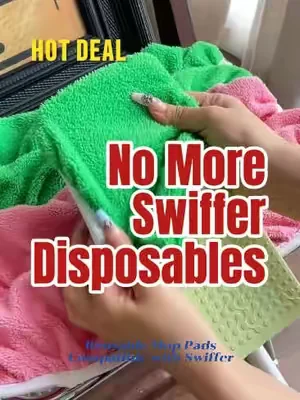 Stop throwing away Swiffer pads! These reusable ones last all year 😍 #swiffer #swifferhack #dealsforyoudays #tiktokshopdealsforyoudays #summerwins 