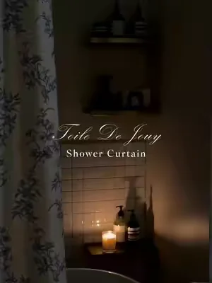 Bathroom glow-up just got REAL ✨ This is your sign to get the cottagecore bathroom of your dreams. Instant transformation! #showercurtain #bathroomdecor #cottagecore #homefinds #dealsforyoudays  