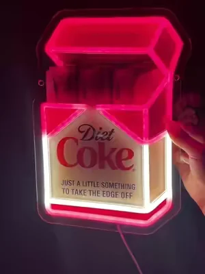 Okay I had to!! What a cute little gift to give a friend or pop on your work shelf! I'm obsessed and who else loves a good fridge cig?? @Diet Coke #fyp #tiktokshop #pov #fridgecig #fypシ
