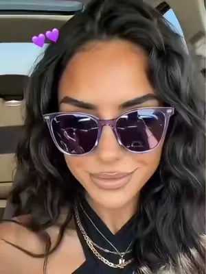 Another TikTok purchase I don't regret ! Saw them everywhere. Now I know why 💓#sunglasses #eyewearfashion #glassesgirl #purplevibes #DealsForYouDays 
