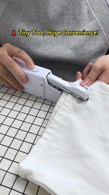 🎉 Fix Rips in Seconds!#TikTokShopDealsforYouDays#SummerVibes#DealsForYouDays#minisewingmachine #handheldsewingmachine #tailor 