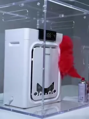 this literally traps pet hair from out of the air,we have four cats!   #PetAirPurifier   #PetHairEverywhere  #CatHealth #summeressentials #DealsForYouDays  