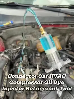 ¡Los talleres no quieren que veas esto… después de quemar mi compresor descubrí esta Herramienta manual inyectora de aceite y tinte AC 😱 solo conéctala al lado de baja presión, presiona y listo, inyecta aceite + tinte sin fugas, fácil y rápido ☕💪 ahorra miles y ordénalo ahora antes de que se agote #CarAC #DIYMechanic #AutoRepair #MechanicHacks #TikTokShop 
