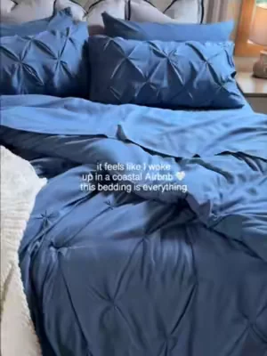 #7piecebeddingset #duvet #comforterset #comforter #bedsure #soft