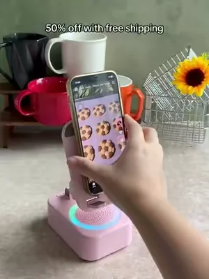 This 5-in-1 induction speaker stand amplifies your sound, charges your devices, and lights up your space.#InductionSpeaker#Techtok#speaker#SummerVibes #gadget