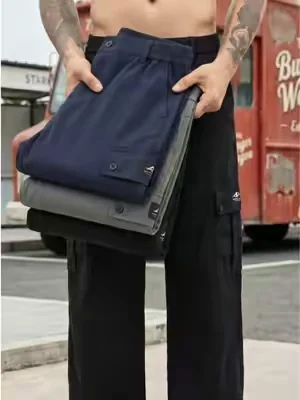 No Season Limit Casual Cargo Pants, Must-Have Men Basic Bottoms#pants #mensfashion #comfystyle #DailyWear #cargopantsoufit #outfit 