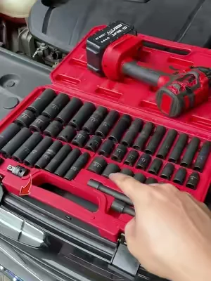 Este set de 49 piezas te cubre todo: profundos, cortos, adaptadores, universal y extensiones.  #JuegoDeDados #49Piezas #DadosProfundos #HerramientasParaMecanicos#TikTokShop