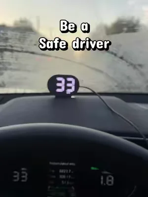 Be a safer driver with a digital speedometer! #speedometer #digitalspeedometer #safedriver #drivingsafe #cargadgets 