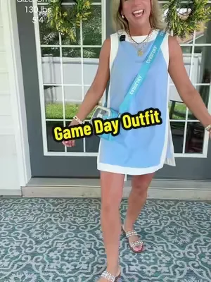 A game day outfit that’s made of breathable cotton and super cute! Heels on top! #gamedayoutfit #twopieceset #summerwins #tiktokshopdealsforyoudayse #dealsforyoudays @SCUSTY 