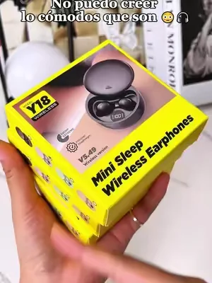 Por fin unos auriculares que no molestan al dormir 😴✨ Tan ligeros que casi olvidas que los llevas puestos. #miniearbuds #wirelessearbuds #SueñoProfundo #DormirBien #dealsforyoudays 