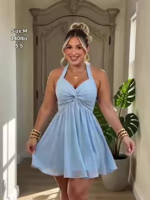 Pov: You found the perfect summer fit 🧚🏻‍♀️👗💝🎁 #summerdress #vacationdress #OOTD #summeroutfits 