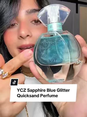 YCZ Sapphire Blue Glitter Quicksand Perfume #perfume #ycz #dealsforyoudays #summerperfume 