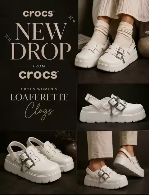 Whoa!  These are cool! Crocs Women's Loaferette Clogs #TiktokShopCreatorPicks #CrocsSuperBrandDay 