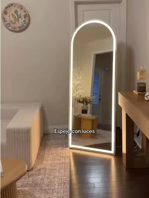 Espejo decorativo con luces incluidas #DealsForYouDays #TikTokShopCreatorPicks #espejo 