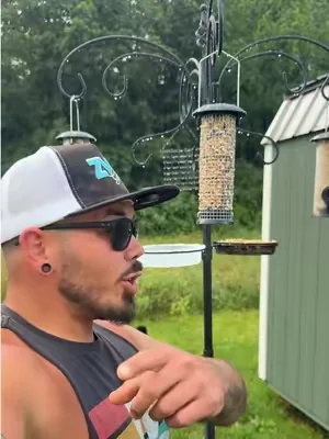 I still have yet to see any exactly like this one! They were Sold Out by this time last year! #squirrelproof #squirrelproofbirdfeeder #birdfeeder 