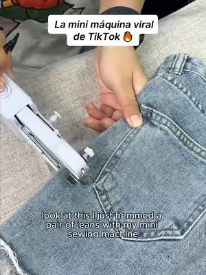 #sewingmachine #minisewingmachine #handheldsewingmachine #tailor #homeessentials#zerotohero #liveiseasy 