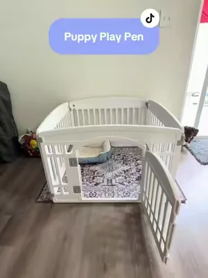 Replying to @cosmo0789 The puppy essential I recommend to every new dog parent. 🐶 Safe space to play, relax, and keep your pup out of trouble while you get things done! 🐾💕 #DealsForYouDays #PuppyEssentials #DogMom #PetMustHaves #summerwins 