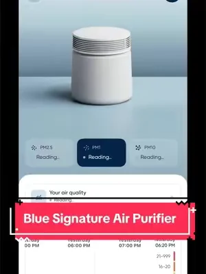 Breathe cleaner, fresher air with the Blue Signature Air Purifier! 💙 Featuring 7 stages of filtration that remove 99.97% of airborne particles, this powerhouse can clean up to 705 sq. ft. in just 2.5 minutes and up to 3,385 sq. ft. in an hour. The smart app, dynamic air-quality display, odor-fighting technology, and extended filter life make it a must-have for every home. Plus, it comes with free shipping and amazing reviews! 🌿✨ #Blueair #AirPurifier #CleanAir #HealthyHome #summeressentials 