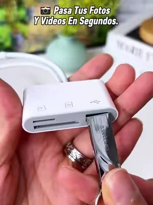 🔥 El compañero perfecto para tu cámara y tu celular. Rápido, fácil y práctico. #LectorSD #TarjetaSD #Fotografía #CreadorDeContenido #Tecnología #Gadgets #PlugAndPlay #AccesoriosMóviles #Video #dealsforyoudays 