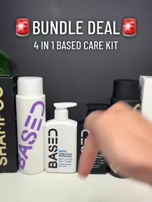 Based put together a skin and hair care bundle #menscare 