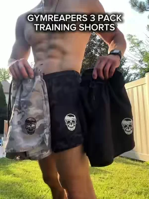 3 Pack of the best training shorts coming from @Gymreapers #gymreapers #trainingshorts 