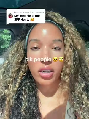 Replying to @breezy Bre please stop with the myth that just because you have melanin you don’t need SPF.  This is not the same sun that our ancestors had 😭  #spf #sunscreen #medicube #dealsforyoudays #summerwins 