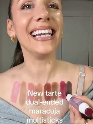 💕✨ drop of the year from @tarte cosmetics!! New dual-ended bronzer and blush multisticks have the most insane blend and finish on the skin!! So so easy to work with too! #tartecosmetics 