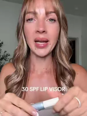 I get the worst blisters on my lips from the sun but I wore this on our last trip and zero blisters! #spf #lipsunscreen #sunscreen 