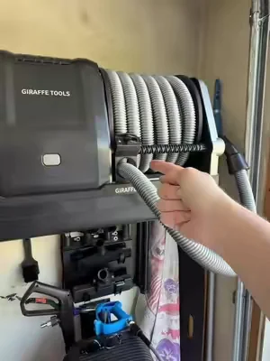 The biggest surprise after upgrading my garage wasn’t the pressure washer—it was the vacuum. 😅 Having a retractable hose mounted on the wall means I can vacuum the entire interior, floor mats, trunk, and even around the garage without dragging a bulky machine around. Everything has its place, setup takes seconds, and honestly, it makes keeping the car clean feel less like a chore and more like a hobby. #tiktokshopdealsforyoudays #cardetailing #carcare #garagegear #tiktokshopfinds