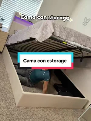 Cama con storage #cama #bed #storage #camas #dealsforyoudays 