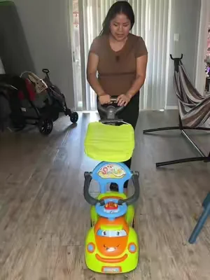 Carrito de empuje 2 en 1 #carrito #baby #paseo #mamaprimeriza #dealsforyoudays 