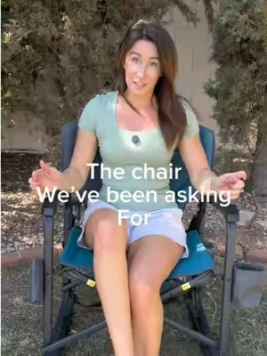 It’s seriously the best chair! #timberridge #rockingchair #outdoorrockingchair #ad #campingchair 