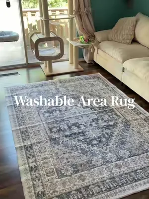 The prettiest washable area rug ✨ #arearug #rug #washablerug #dealsforyoudays #summerwins 
