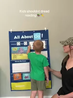 The best educational activities don’t feel like work. This alphabet learning set combines tracing, chants, letter identification, handwriting practice, and phonics into one engaging activity that helps build a strong foundation for reading. #earlylearning #BackToSchool  #toddlerlearning #preschoolmom #dealsforyoudays 