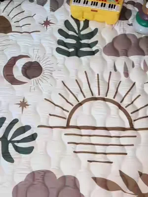 Machine washable baby play mat. #playmat #babyplaymat #nursery #dealsforyoudays #tummytime 