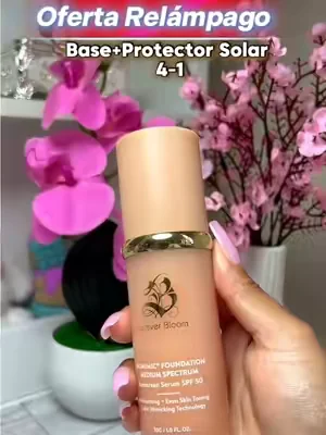 Biomimic Foundation 4 en 1 - Espectro de luz, base líquida para maquillaje de acabado impecable y de aspecto natural y ligero #dealsforyoudays #foundation #tiktokshopcreatorpicks 