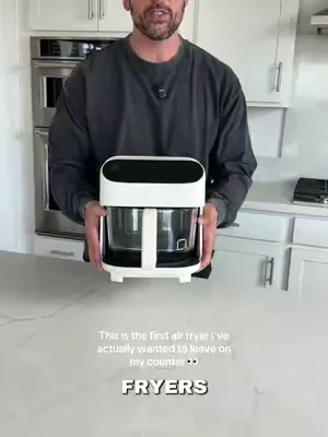 aesthetic air fryer, cute air fryer, countertop air fryer, stylish kitchen appliance, modern kitchen decor, compact air fryer, home cooking essentials, kitchen gadgets, apartment kitchen ideas, designer kitchen aesthetic, countertop decor, air fryer recipes, kitchen organization, TikTok kitchen finds, home essentials #DealsForYouDays #airfryer #kitchengadgets #aesthetickitchen #homefinds
