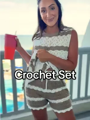 So cute with the crochet details!! #womensfashion #dealsforyoudays #tiktokshopcreatorpicks 