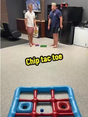 I found my new favorite game! #chiptactoe #golfgame 