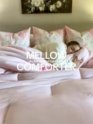 It’s better to ask for forgiveness and permission. Trust me he’ll fall in love with how fluffy it is!! #mellow #mellowcomforter #marshmellow #cozybedroom #bedding @Mellow Sleep 