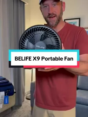 X8 Portable Fan #fan #portablefan #travel #travelhack #tiktokshopcreatorpicks 