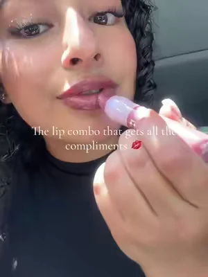 Strawberry Shake + Big Lift 💄 you’re welcome💋 #lipcombo #lips #lipgloss #fyp #beauty 