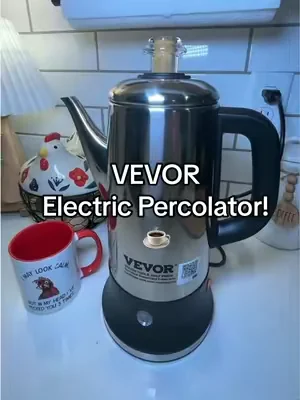 This percolator had my whole house smelling like a coffee shop! It seriously makes the best coffee! @VEVOR Home Store #percolator #percolatorcoffee #tiktokshopcreatorpicks 