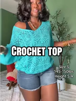 Such a cute crochet top, perfect for everyday wear  #crochettop #oversizedtop #summertop #dealsforyoudays #summervibe 