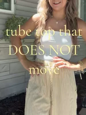 a tube top that actually stays in place 👏🏼👏🏼 #tubetop #summertops #basictops #tiktokshopcreatorpicks 